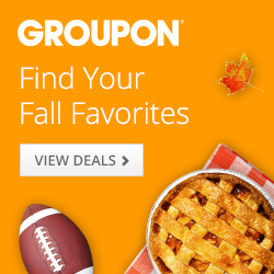 a football and pie on an orange background
