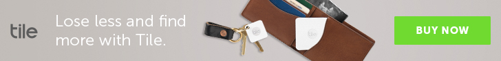 a key chain with a white square on it