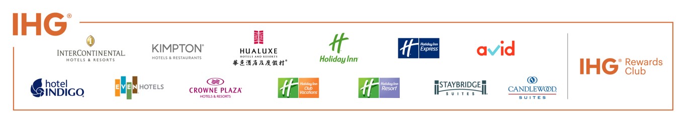 a group of logos of hotels