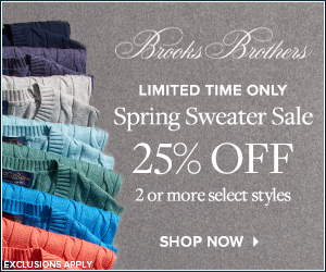 brooks brothers 25 off code