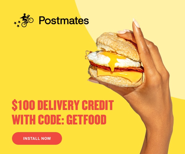 Postmates foode delivery side hustle coupon code