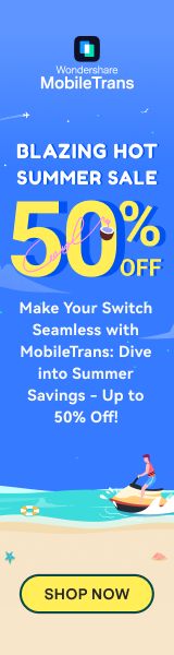 Wondershare - Make Your Switch Seamless with MobileTrans – Up To 50% Off!